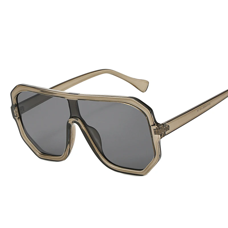 Серебристый FC OPTICS Brand oversized Sunglasses Women Polarized Classic Fox Sun Glasses For Ladies Elegant Designer Goggle Sunglass - Цвет линз: Серебристый