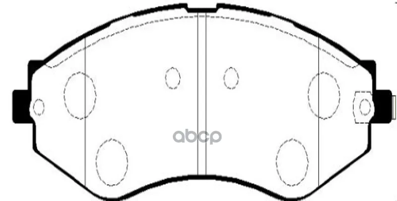 Колодки Тормозные Дисковые Передние Daewoo Nubira/Evanda, Chevrolet Lacetti/Epica 03 Ckkd-12 Ctr арт. CKKD-12