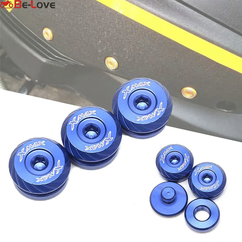 

For YAMAHA XMAX300 XMAX X-MAX 300 2017-2021 Motorcycle Accessories CNC Air Cleaner Intake Filter Bolt Screw Fixing Decorative