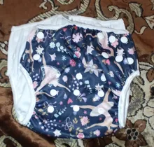 [Sigzagor] 1 grande nadar pañales pantalones tamaño OS todos en un pañal reutilizable bebé niña niño 18lbs-55lbs 8kg-25kg