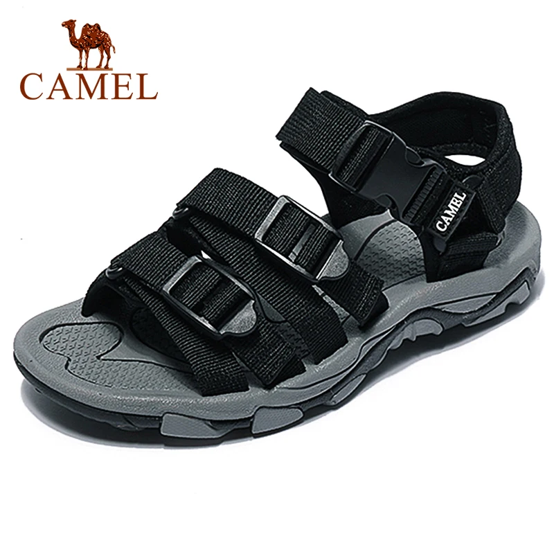 Мягкие дышащие удобные походные туфли CAMEL мужские сандалии пляжные из