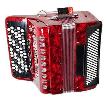 

Jh5120-r accordion push button 70/120/7/2, red, with case, Aurus