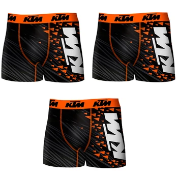 

KTM BLACK underpants boxer type pack 3 PCs in BLACK color for men