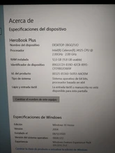 Portátil CHUWI HeroBook Plus, 15.6 FHD (1.920x1.080) IPS, 16:9, 250 nits, Intel Celeron J4125, 12GB RAM, 256G SSD (ampliable con MicroSD), UHD Graphics 600, Windows 10