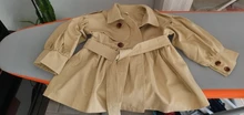 Chaqueta Infantil para bebé, abrigo para niña, gabardina Jas para bebé, cortavientos de doble pecho para niña, chaqueta para 1-4T 2021