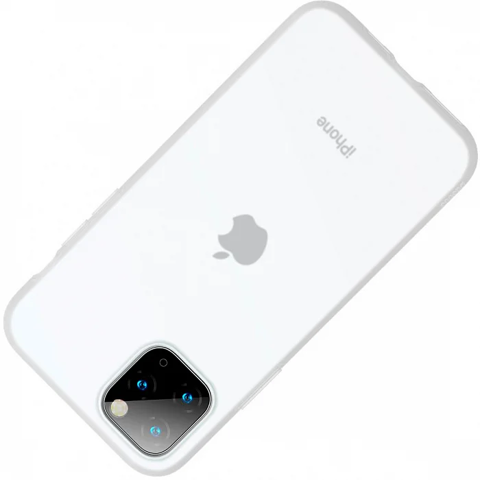 Чехол Baseus Jelly Liquid Silica Gel Protective Case For iP 6.5inch WIAPIPH65S-GD02(Прозрачно-белый
