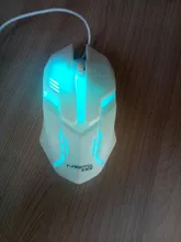 S1 USB Wired Gaming Mouse 7 Colors LED Backlight Ergonomics Gamer Mouse Flank Cable Optical