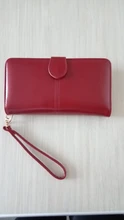 Cartera de cuero con cera de aceite para mujer, monedero de gran capacidad, con cremallera, bolso de mano largo, tarjetero, 2020