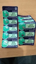 10 Uds Sony 1,55 V AG4 batería SR626 377 LR626 LR66 SR66 SR626SW 377A botón Ver moneda G4 baterías para Gadgets Relojes