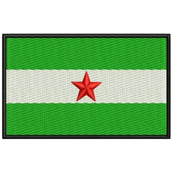 

Bandera andalucia nacionalista para mascarilla parche bordado Iron patch toppa ricamata gestickter patch patch brode