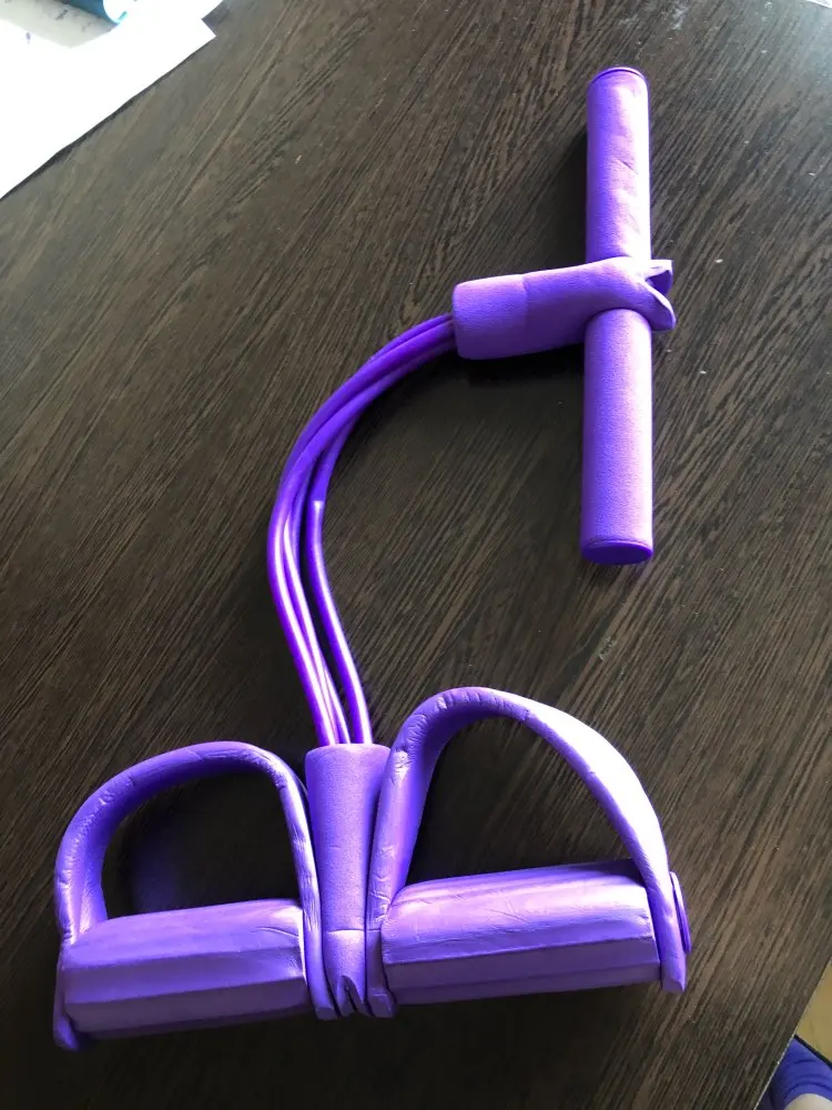 Multifunctional 4 Tubes Workout Pedal Puller Rope Don Shopping