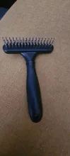 Cepillo antideslizante para cuidado de mascotas, rastrillo para eliminar el pelo de gatos, Mango para perros, cepillo para cachorro, suministros prácticos