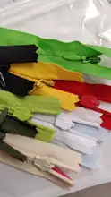 10 Uds cremallera Invisible 28cm 35cm 40cm 50cm 55cm 60cm cremalleras para costura hecho a mano de ropa/bolsas/textil hogar medida alcantarilla