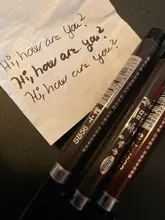 Pluma de pincel de 3 puntas, pluma de caligrafía, palabras aprendiendo chino, papelería, marcadores de dibujo para estudiantes, útiles escolares: Juego de bolígrafos