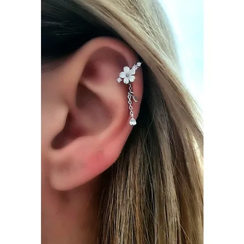 Труборезательная магазин и Earcuff Hemde сжатия серьги Надеваемые На ушной хрящ ручной