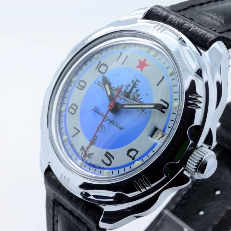 Watch Vostok Commander 211879 symbol Navy (Navy) Russian afbeelding