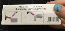 Beads Nail-Tools Recovery-Box Convenient-Powder 1pcs/Lot Double-Layer