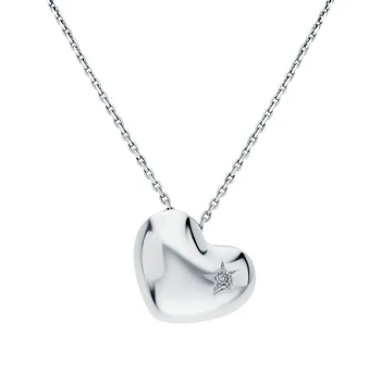 

Silver Pendant with diamonds sunlight sample 925