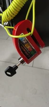 Alarma de bloqueo para moto impermeable, antirrobo para bicicleta, bloqueo de freno de disco de moto + bolsa + cuerda de recordatorio, envío gratis