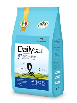 

Whose dailycat adult exi care fish and rice for cats Herring/Salmon/Rice-3 kg x 1 pc