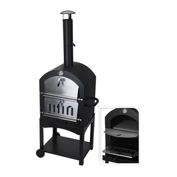 

CHARCOAL GRILL WITH STONE OVEN