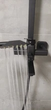 Uythner-Grifo de ducha efecto lluvia para pared, mezclador de agua para bañera, negro mate