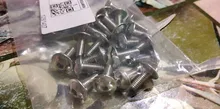 Tuercas hexagonales 20 piezas DIN6923, M3, M4, M5, M6, M8, 304, de acero inoxidable, bloqueo de deslizamiento, HW015