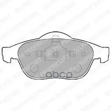 Тормозные Колодки Delphi Lp1708 Delphi арт. LP1708