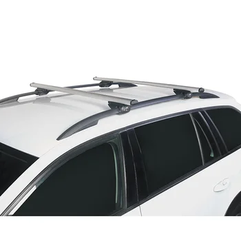 

JUEGO 2 BARRAS TECHO PORTAEQUIPAJES TRANSVERSALES EN ALUMINIO GRIS PARA VOLVO V40 (1996-2004) BACA PORTA EQUIPAJE BARRA CIERRE