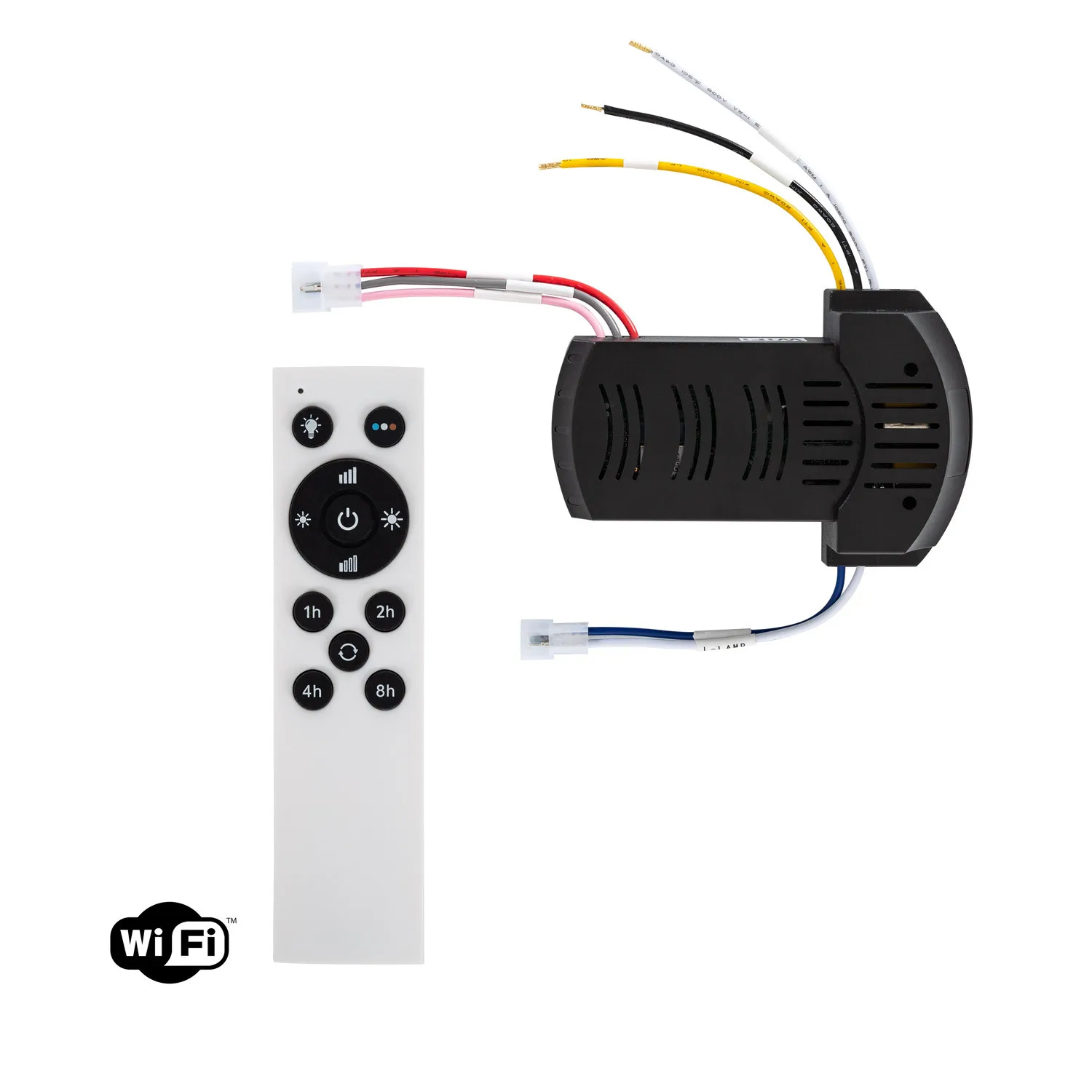 TECHBREY WiFi Controller for DC Ceiling Fan up to 50 W, dimmable, remote control APP TUYA