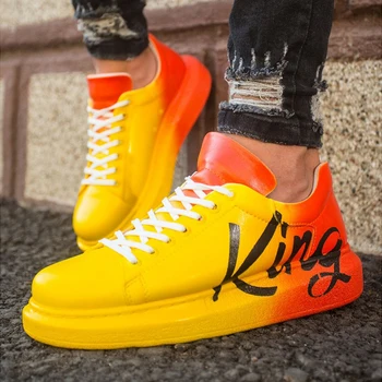 

Men Sneakers Casual Sport Shoes For Men Women Unisex Lace-up Men Shoes Lightweight Comfortable Flexible Fashion Style Leather Wedding Classic Shoes Breathable Walking Running Sneakers Tenis Masculino Zapatillas CH254-2