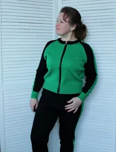 Tracksuits Women Cardigan Sweater Waist-Pants Spring Two-Piece-Sets Knitted White Fashion