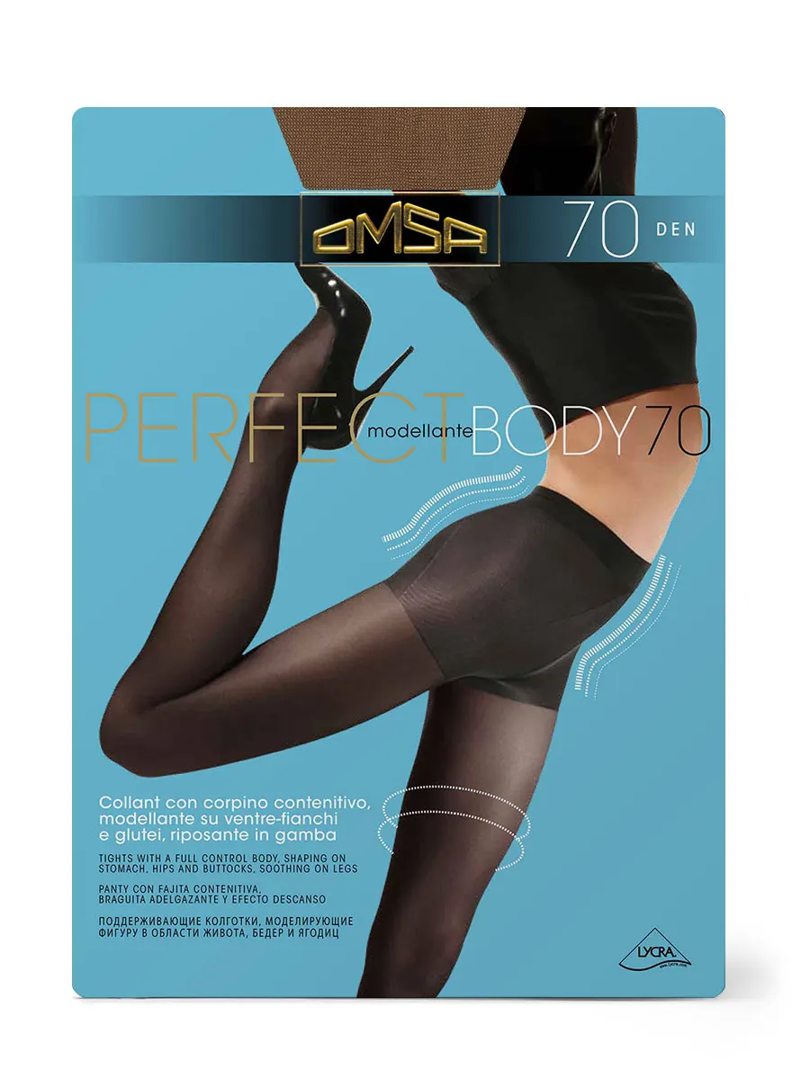 tights, OMSA perfect body 70 den 
