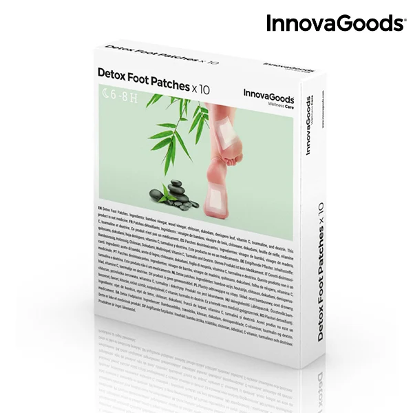 InnovaGoods Детокс Патчи для ног(упаковка из 10