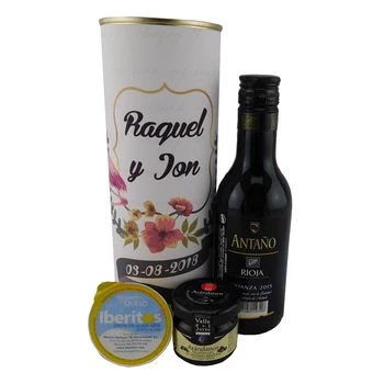 

6 pcs/wine red old time's young with cream cheese blue and marmalade canned personalized with easy open
