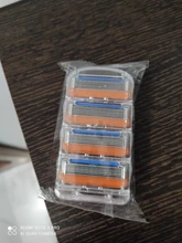 4 unids/lote cuchillas de afeitar 5 capa de hojas de afeitar para Gilettee de energía de fusión de afeitar cuchillas Gillette Proglide máquina