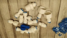 Water-Purifier-Accessories Coupling-Connector Quick-Fitting Aquarium OD Plastic Hose-To-1/4-3/8-