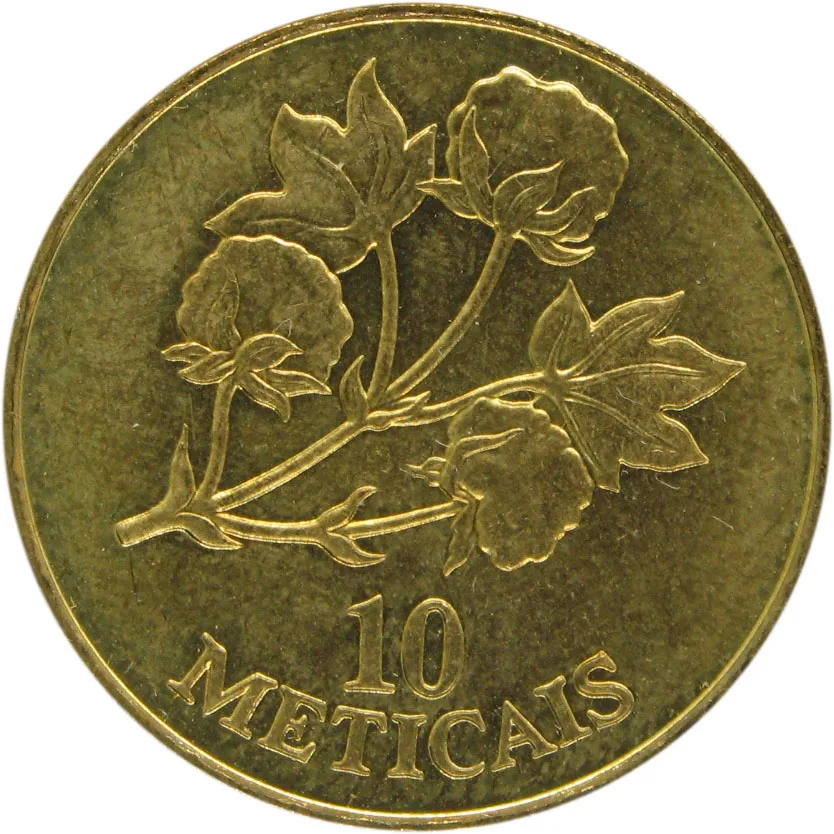Coin Mozambique 10 метикаль 1994 | Дом и сад