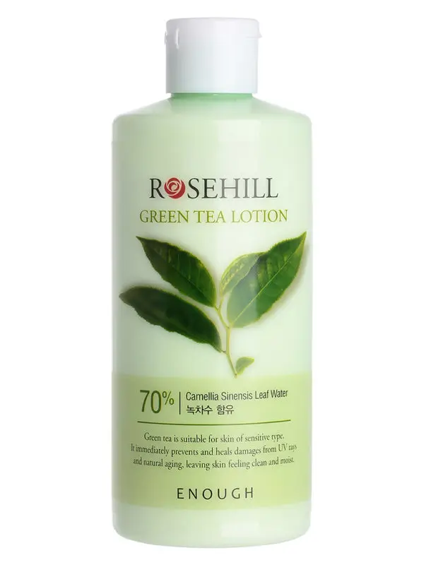Enough Лосьон для лица с экстрактом Зеленого чая Green tea lotion 300 мл | Красота и здоровье