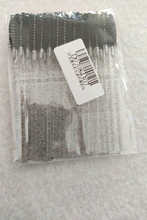 Zwellbe descartable de cristal cepillo de pestañas peine 25/50 unids/pack pestañas rímel de extensión varitas de maquillaje profesional herramienta de belleza