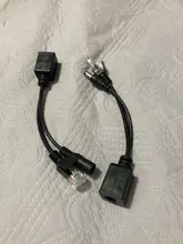 ANPWOO Cable POE pasivo de potencia sobre Ethernet Cable adaptador divisor POE RJ45 inyector de módulo de fuente de alimentación 12 v 48v para IP Cámara