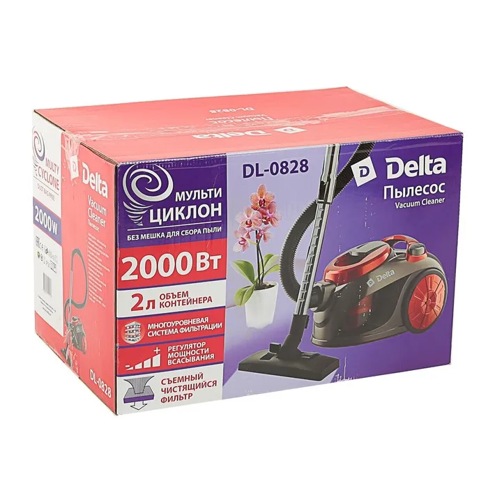 Пылесос Delta Lux DL-0828, 2000 Вт