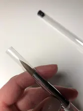 Nuevo pincel brillante para manicura, para polvo acrílico, 100%, nailon, acrílico, redondo, 7 tamaños