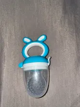 Chupete con mordedor de comida fresca para bebé, tete de alimentación con seguro para la tetina, pezón de alimentación para niños