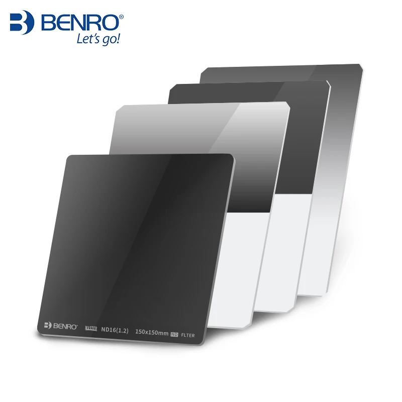 BENRO Master 100mm Square Filter HD Glass WMC ULCA Coating High Resolution Filters 100*150mm GND 100*100mm ND 2