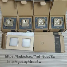 Power-Socket Glass-Panel Wall-Outlet Livolo Eu Standard 16A Crystal of Manufacturer 12/13/15