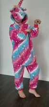 Pijamas stich de invierno para niños, ropa de dormir de dinosaurio panda, unicornio, kigurumi, manta para niñas, disfraz de bebé para dormir
