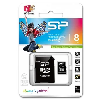 

SDHC Memory Card Silicon Power 8GB Class 10