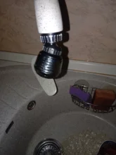 Diffuser Faucet-Connector SPRAYER-FILTER Swivel Water-Saving Kitchen 360-Degree Oauee