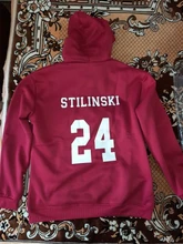 Sudadera con capucha de Teen Wolf para hombre y mujer, ropa deportiva unisex con estampado de Lacrosse y McCall 11, Stilinski 24 y Lahey 14, jersey de chándal de la serie de anime disponible en color rojo